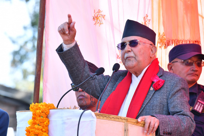 संसद विघटन ठीक थियो भन्ने ओलीको अडान, भन्छन्– नत्र एमाले समाप्त हुन्थ्यो